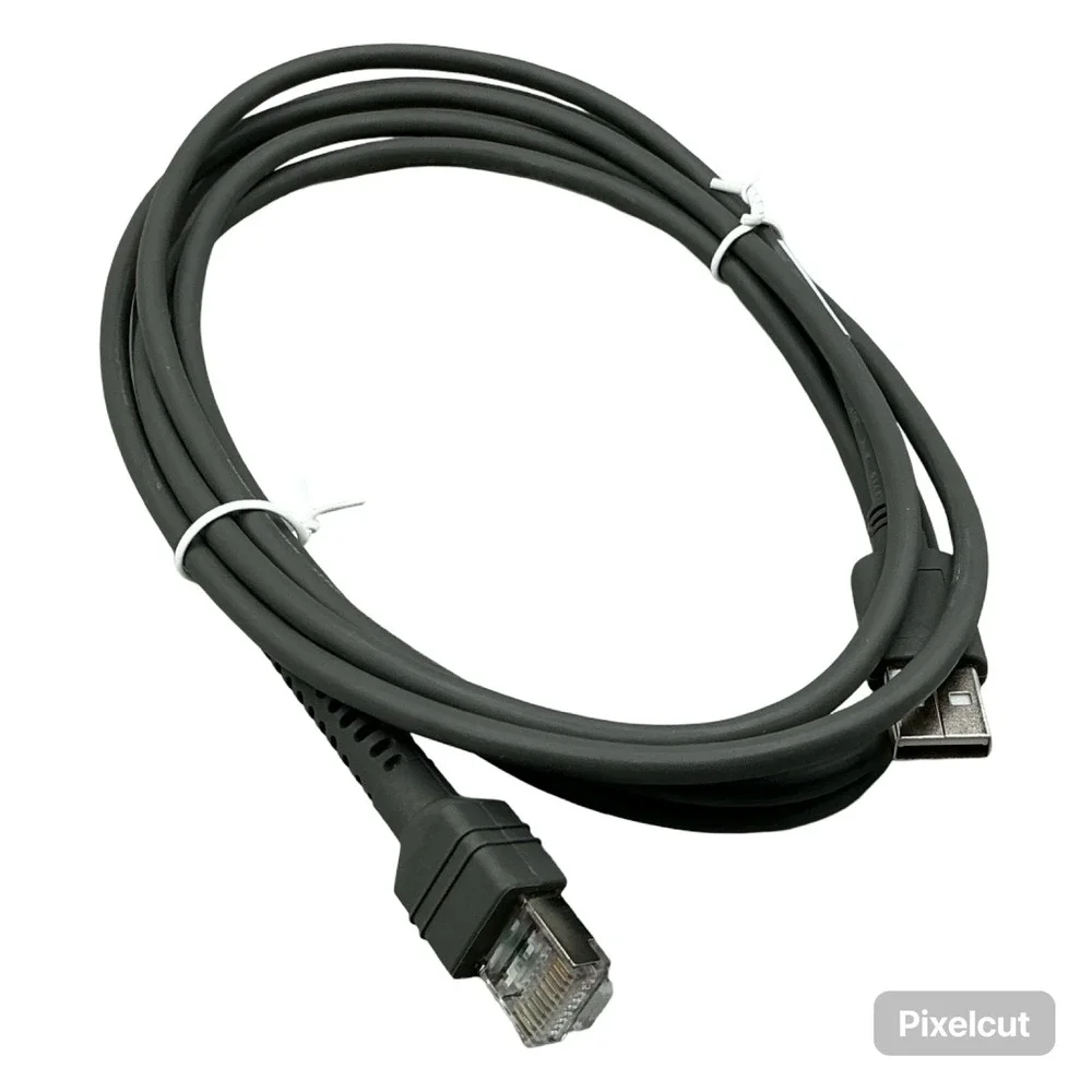 Zebra CBA-U21-S07ZBR Universal Style 3 USB Cable 7ft Shielded Mod Plug Black